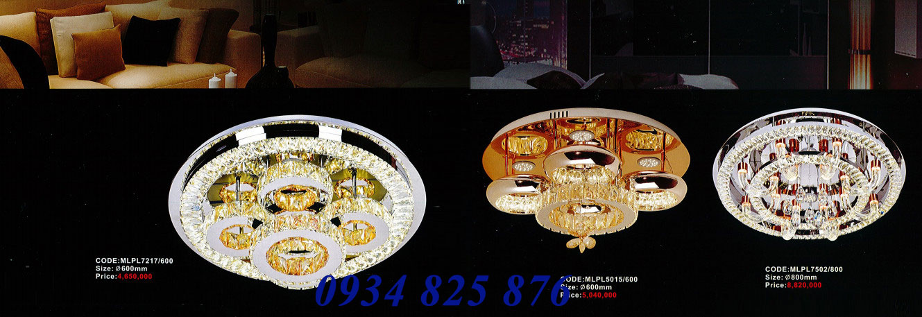 Đèn Mâm Pha Lê Trang Trí Trần-TL5015